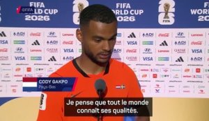 Pays-Bas - Gakpo salue l’impact de Depay