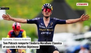 Tom Pidcock remporte l'Andorra MoraBanc Classica - Cyclisme