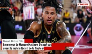 Le meneur de Monaco Matthew Strazel suspendu un match ferme avant le match décisif de la finale de Betclic Élite contre Paris - Basket - Betclic Élite