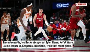 Premier gros transfert de l'été en NBA : Giannis Antetokounmpo rejoint Miami, Tyler Herro envoyé à Milwaukee - Basket - NBA