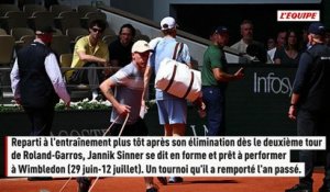 Jannik Sinner : « Avec mon élimination précoce à Roland-Garros, j'ai gagné du temps » - Tennis - Wimbledon