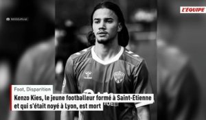 Kenzo Kies, le jeune footballeur formé à Saint-Étienne et qui s'était noyé à Lyon, est mort - Foot - Disparition