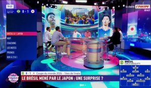 Le Brésil mené par le Japon à la pause - Coupe du monde 2026