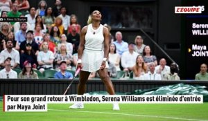 Pour son grand retour à Wimbledon, Serena Williams est éliminée d'entrée par Maya Joint - Wimbledon (F)