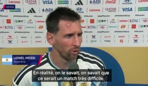 Argentine - Messi décrypte la victoire difficile contre le Cap-Vert