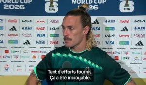 Australie - Irvine : "C'est la pire façon de perdre un match"
