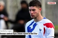 Le défenseur central Elyaz Zidane rejoint le Red Star - Foot - Ligue 2 - Transferts