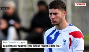 Le défenseur central Elyaz Zidane rejoint le Red Star - Foot - Ligue 2 - Transferts
