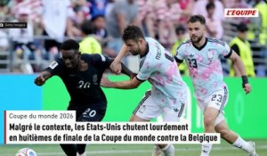 Malgré le contexte, les États-Unis chutent lourdement en huitièmes de finale de la Coupe du monde contre la Belgique - Coupe du monde 2026