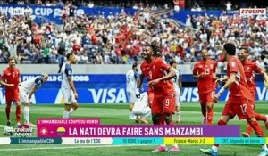 La révélation suisse Johan Manzambi forfait contre la Colombie, Ruben Vargas et Djibril Sow incertains - Foot - Coupe du monde