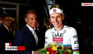 Le président de la République, Emmanuel Macron, sur le Tour de France - Cyclisme - Tour de France