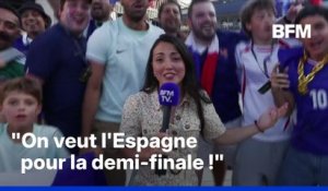 Mondial 2026: les supporters fêtent la victoire de l'équipe de France à la sortie du stade de Boston