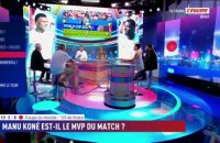 France-Maroc : Manu Koné meilleur joueur, Kylian Mbappé salué - Foot - Coupe du monde 2026 - Bleus
