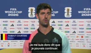 Belgique - Courtois sur son remplacement : "Je voulais poursuivre la rencontre"