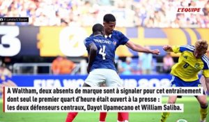 Upamecano et Saliba absents de l'entraînement à trois jours de la demi-finale de Coupe du monde contre l'Espagne - Coupe du monde 2026 - Bleus