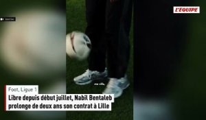 Libre depuis début juillet, Nabil Bentaleb prolonge de deux ans son contrat à Lille - Foot - Ligue 1 - Lille