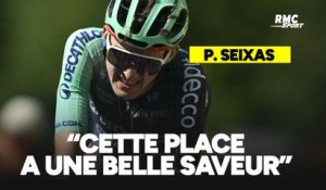 Tour de France E10: "C'était une étape de mecs forts", savoure Paul Seixas après sa troisième place