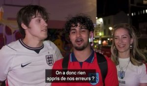 Angleterre - "On a donc rien appris de nos erreurs ?" : les supporters des Three Lions abattus