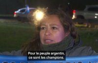 Argentine - Les fans célébrent leurs héros : "Pour le peuple argentin, ce sont les champions"