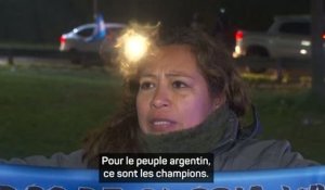 Argentine - Les fans célébrent leurs héros : "Pour le peuple argentin, ce sont les champions"