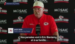 Chiefs - Reid : "Nos pensées vont à Eric Bieniemy et à sa famille"