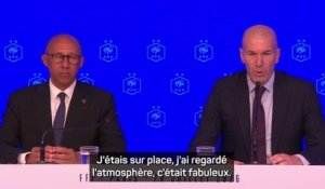 Bleus - Zidane : "DD c'était DD, Laurent Blanc c'était Laurent Blanc, Zizou c'est Zizou"