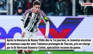 Khéphren Thuram va être opéré d'un genou et ne devrait pas refouler les pelouses avant 2027 - Foot - Serie A - Juventus