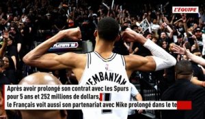 Victor Wembanyama prolonge avec Nike et va avoir une chaussure à son nom - Basket - NBA