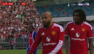 Amical : Bryan Mbeumo égalise pour Manchester United sur une erreur défennsive du PSG