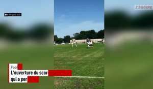 L'ouverture du score de Jim Allevinah pour Angers face à Lorient - Foot - Amical