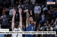 Nick Weiler-Babb quitte à son tour l'Asvel et rejoint l'Étoile Rouge Belgrade - Basket - Betclic Élite