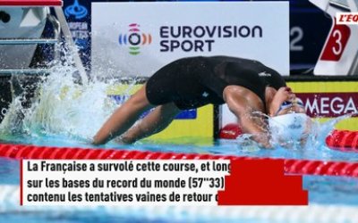 Mary-Ambre Moluh impressionnante championne d'Europe du 100 m dos, Pauline Mahieu médaillée de bronze - Natation - Championnats d'Europe
