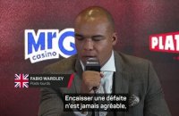 Poids lourds - Wardley : "Encaisser une défaite n’est jamais agréable"