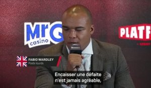 Poids lourds - Wardley : "Encaisser une défaite n’est jamais agréable"