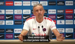 PSG - Luis Enrique : "On reste toujours ouvert à des possibilités"