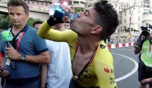Tour d'Espagne 2026 - Wout Van Aert à l'arrivée de la 1ère étape et son contre-la-montre à Monaco