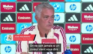 Real Madrid - Mourinho : "Le mercato est fermé pour moi"