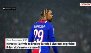 L'arrivée de Bradley Barcola à Liverpool se précise, il devrait s'envoler ce samedi - Foot - Transferts