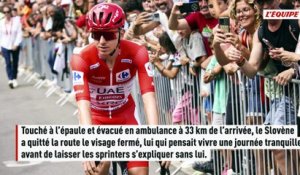 Bryan Coquard vainqueur au sprint de la 8e étape, la course complètement relancée après l'abandon de Tadej Pogacar - Cyclisme - Vuelta