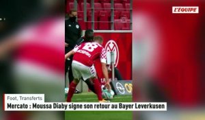 Mercato : Moussa Diaby signe son retour au Bayer Leverkusen - Foot - Transferts