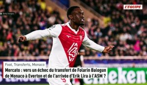 Mercato : vers un échec du transfert de Folarin Balogun de Monaco à Everton et de l'arrivée d'Erik Lira à l'ASM ? - Foot - Transferts - Monaco