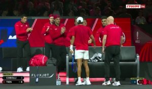 Le replay du match Cobolli-Tien - Tennis - Laver Cup