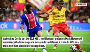 Recruté cet été, le défenseur polonais du RC Lens Maik Nawrocki gravement blessé à un genou et absent six mois - Foot - Ligue 1