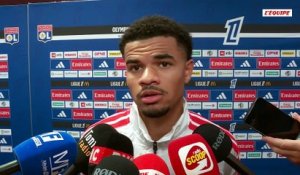 La réaction de Zachary Athekame après la victoire de Lyon face à Auxerre - Foot - Ligue 1