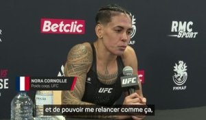UFC Paris - Cornolle : "Contente de pouvoir me relancer comme ça"