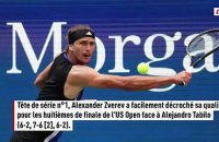 Ce qu'il faut retenir de la nuit à l'US Open : Alexander Zverev s'impose facilement, Naomi Osaka passe dans la douleur - Tennis - US Open