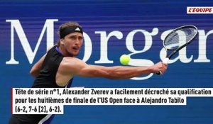 Ce qu'il faut retenir de la nuit à l'US Open : Alexander Zverev s'impose facilement, Naomi Osaka passe dans la douleur - Tennis - US Open