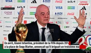 Gianni Infantino n'a pas changé d'avis : malgré la crise, il confirme qu'il sera candidat à sa réélection à la tête de la FIFA - Foot