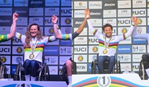 Championnats du Monde de Paracyclisme Huntsville 2026 - Anaïs Vincent et Florian Jouanny après leurs médailles aux Mondiaux