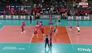 La France domine difficilement la Suisse et lance bien son Euro - Volley - Euro (H)